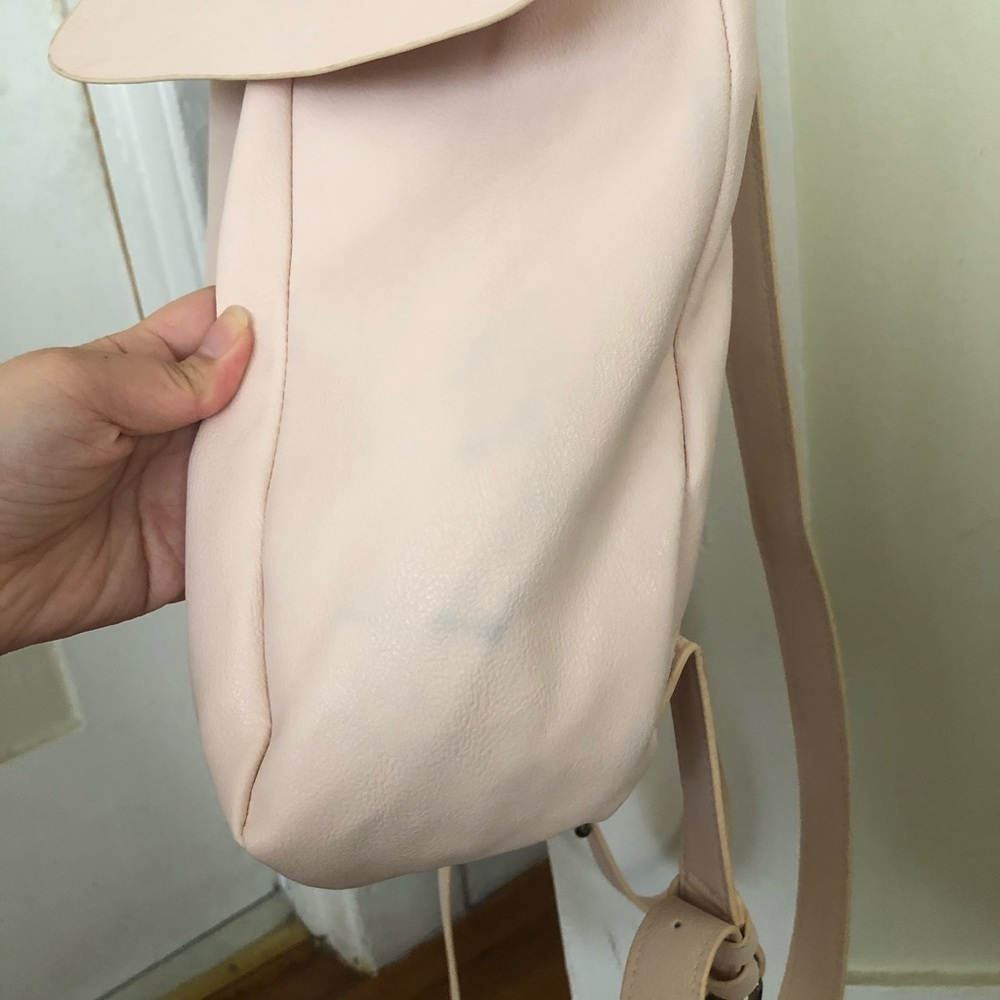 Light Pink Drawstring Backpack - image 5